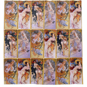 Beautiful women of Mucha