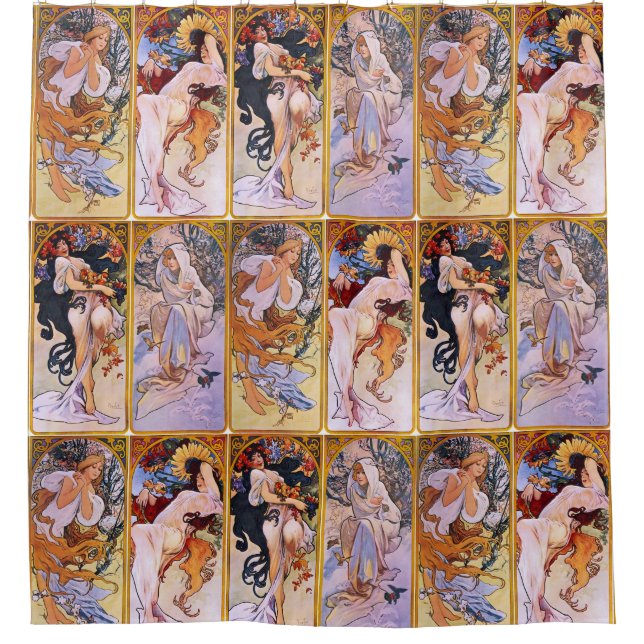 Beautiful women of Mucha (Front)