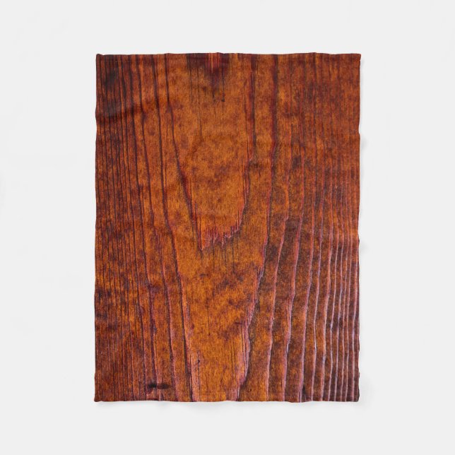 Beautiful Wood Grain Photo Best Man  Guy Stuff Fleece Blanket (Front)
