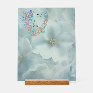 BEAUTIFUL WOODEN ACRYLIC SIGN
