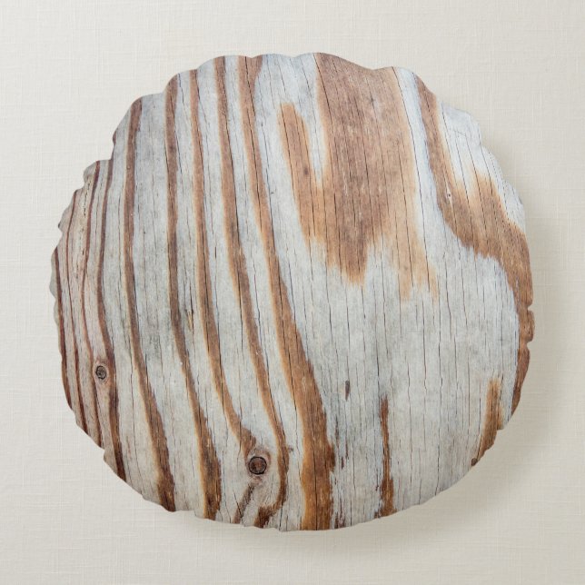 Beautiful wooden texture or backgroundabstract, gr round pillow (Front)