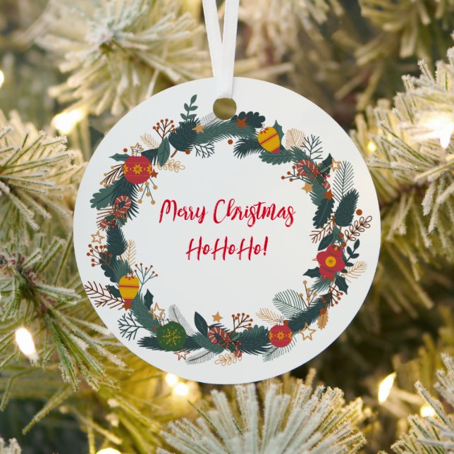 beautiful wreath Christmas ornament (Insitu)