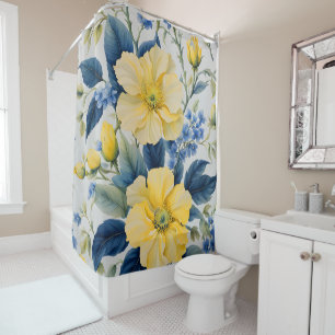 Beautiful Yellow and Blue Flowers