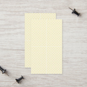Beautiful Yellow Circles on White Background Calling Card