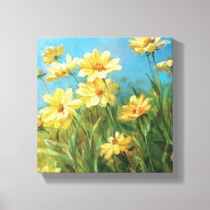 Beautiful Yellow Daisies Canvas Print