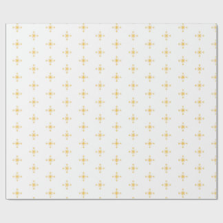Beautiful yellow floral wrapping paper