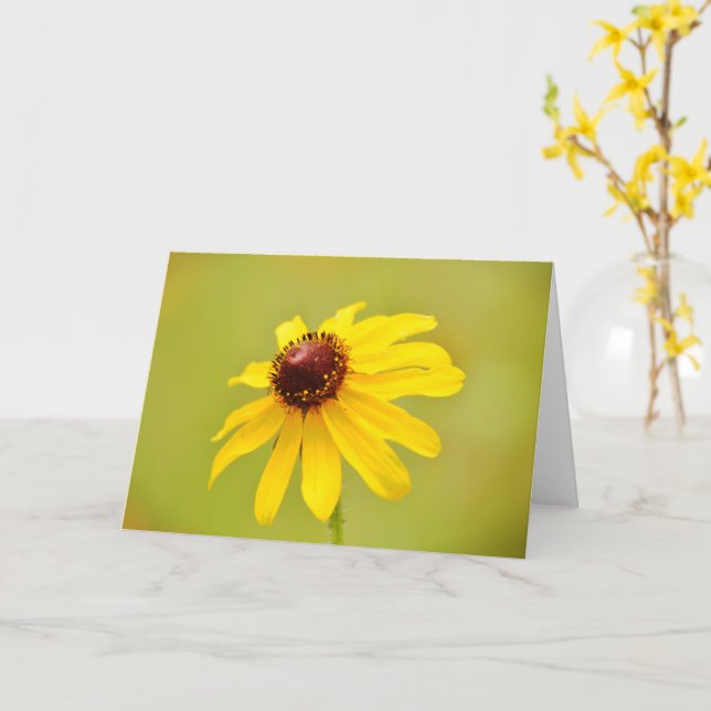 Beautiful Yellow Flower Art Note Card (Yellow Flower)