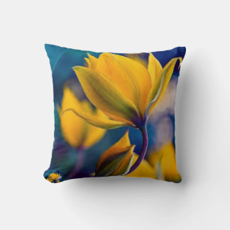 Beautiful yellow flower 💛🟡 throw pillow