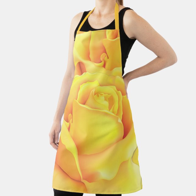Beautiful Yellow Rose Apron (Insitu)