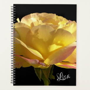 Beautiful Yellow Rose Planner