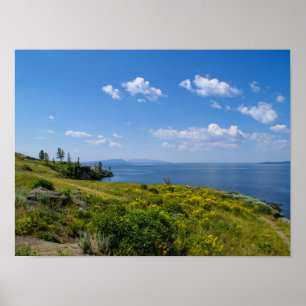 Beautiful Yellowstone Lake Poster