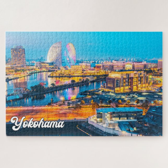 Beautiful Yokohama, Japan Jigsaw Puzzle (Horizontal)