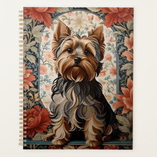Beautiful Yorkie   Yorkshire Terrier Portrait Planner