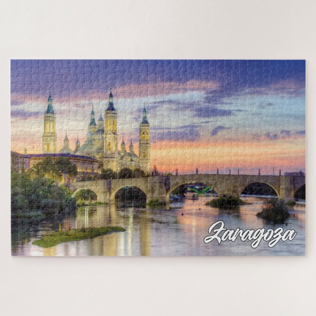 Beautiful Zaragoza, Spain Jigsaw Puzzle (Horizontal)