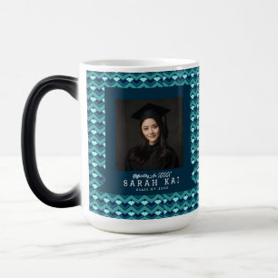 Beautiful Zigzag Print Graduating Class Magic Mug