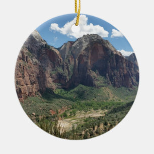 Beautiful Zion National Park Ceramic Ornament