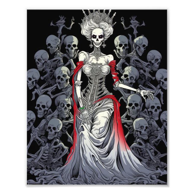 Beautiful Zombie Queen Photo Print (Front)