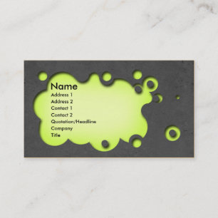 Beautifull customisable business card concrete