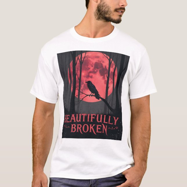 Beautifully Broken – Blood Moon Rave T-Shirt (Front)