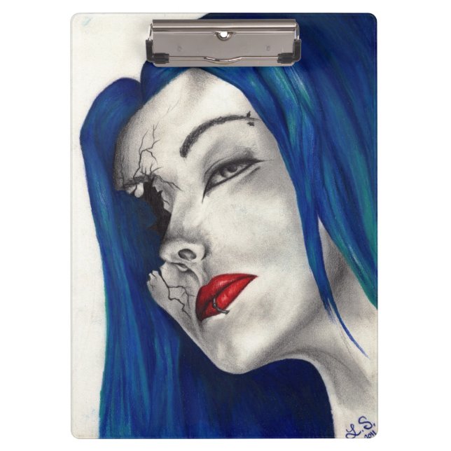 Beautifully Broken Fantasy Original Art Clipboard (Front)