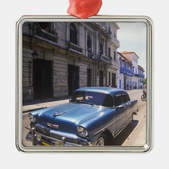 Beautifully classic Chevrolet restored from Metal Ornament (Front)