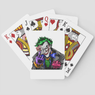 Beautifully designed joker playing cards zazzer