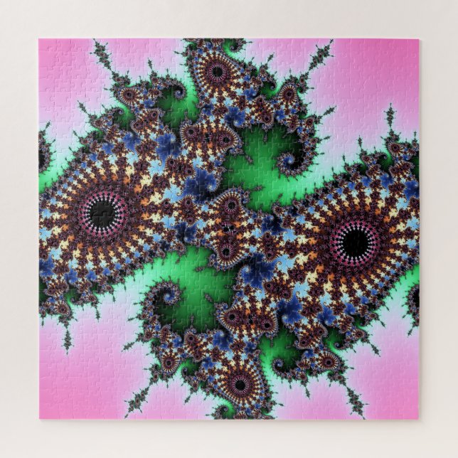 Beautifully Detailed Julia Fractal Jigsaw Puzzle (Vertical)