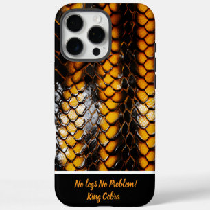 Beautifully displayed snake skin patterns iPhone 16 pro max case