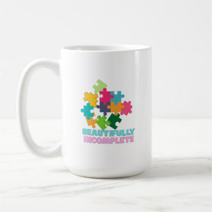 Beautifully Incomplete Colourful Puzzle Piece Coffee Mug