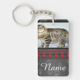 Beautifully Personalized Dog or Cat Memorial Keychain