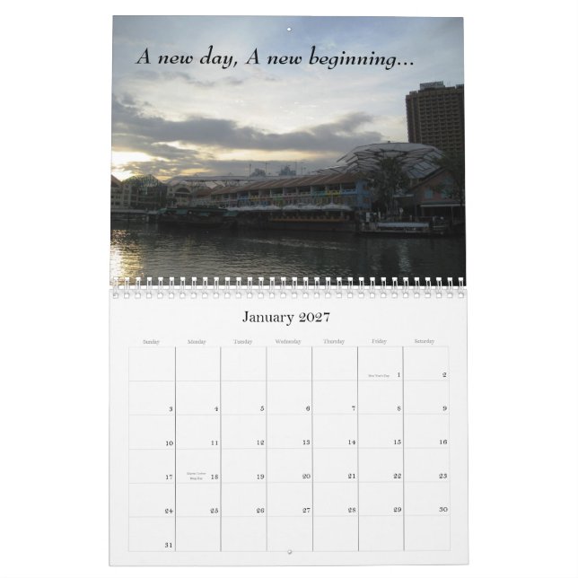 Beauty 2009 Calendar (Jan 2027)