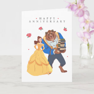 Beauty and Beast Anniversary Card