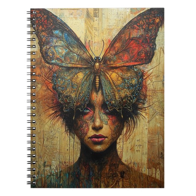 Beauty and Butterflies Notebook7 Notebook (Front)