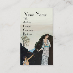 BEAUTY AND CUPID -  FASHION DESIGNER MAKEUP ARTIST BUSINESS CARD