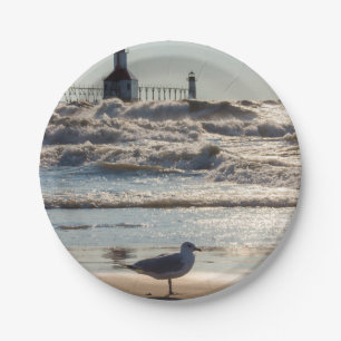 Beauty And Force Paper Plate