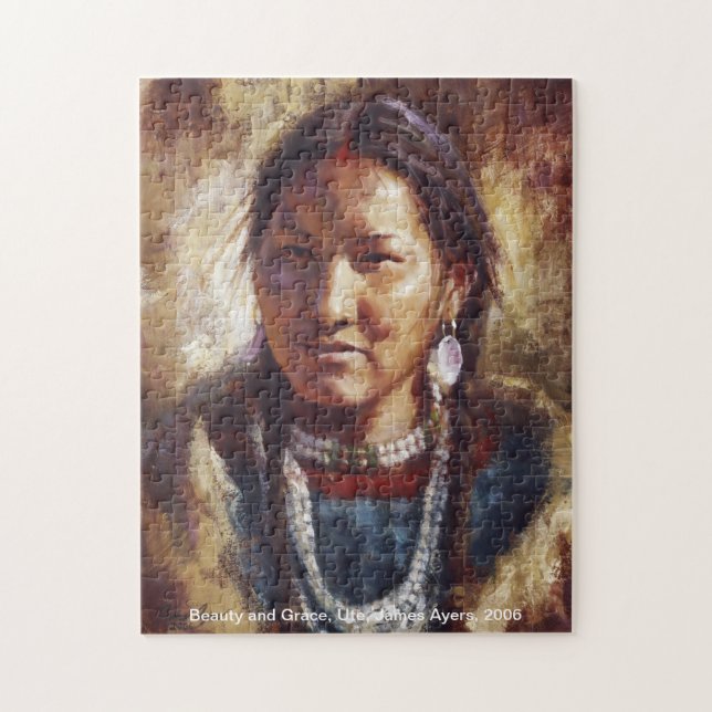 Beauty and Grace, Native American (Ute) puzzle (Vertical)