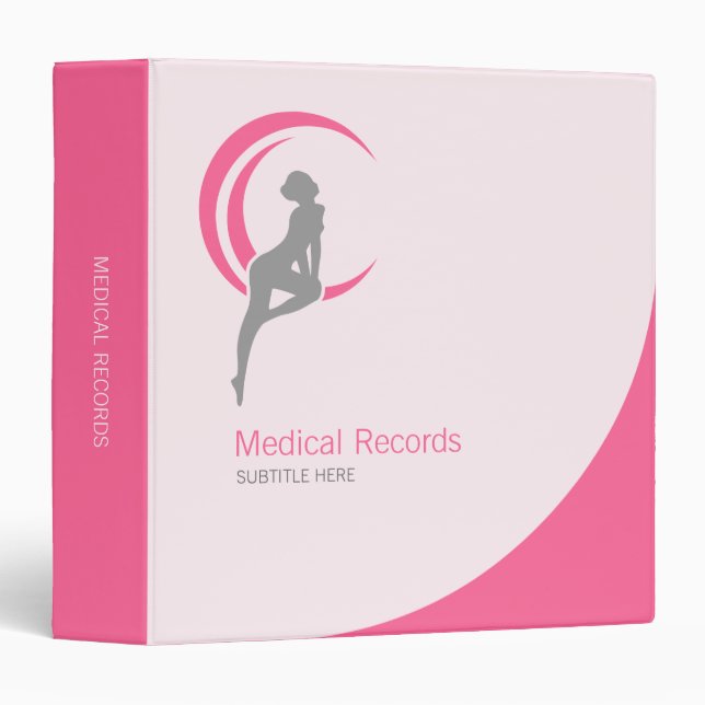 Beauty and Health Medical Binder (Front/Spine)