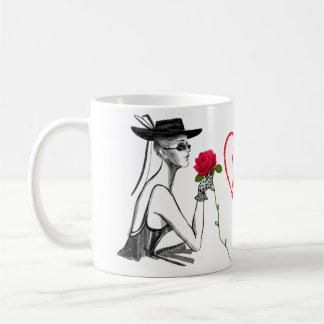 Beauty and love coffee mug