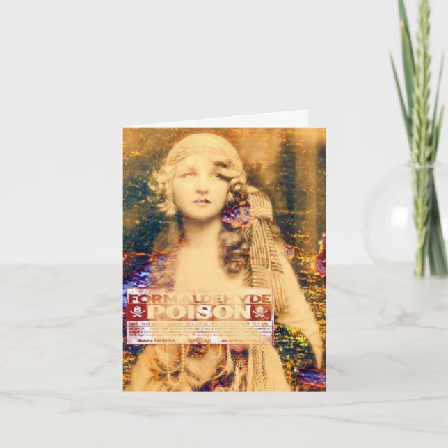 Beauty and Poison, Halloween Card (Front)