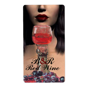 BEAUTY AND RED WINE GLASS Wine Tasting Party