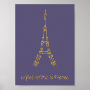 Beauty and the Beast   After All This Is France Poster