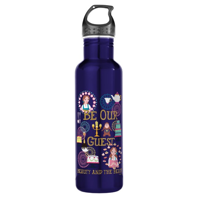 Beauty And The Beast | Be Our Guest 710 Ml Water Bottle (Front)