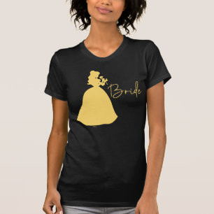 Beauty and the Beast - Belle Bride Script T-Shirt