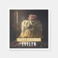 Beauty and the Beast Birthday Cake -