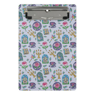 Beauty and the Beast Book Girl Mini Clipboard