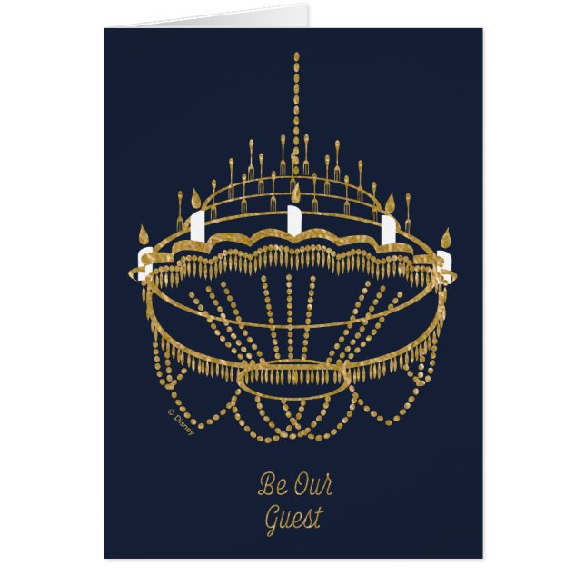 Beauty and the Beast | Chandelier - Be Our Guest (Front)