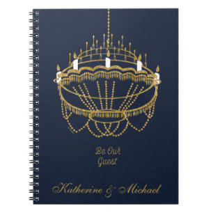 Beauty and the Beast   Chandelier - Be Our Guest Notebook