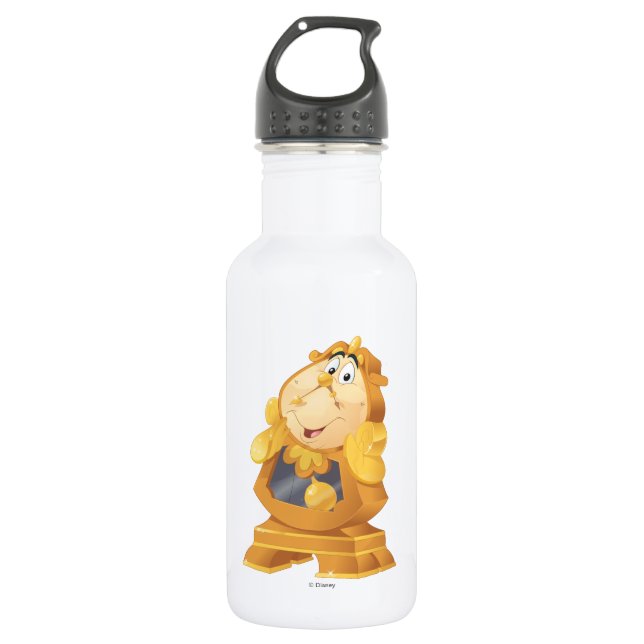 Beauty And The Beast | Cogsworth 532 Ml Water Bottle (Front)