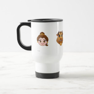 Beauty and the Beast Emoji Belle, Beast, Lumiere Travel Mug