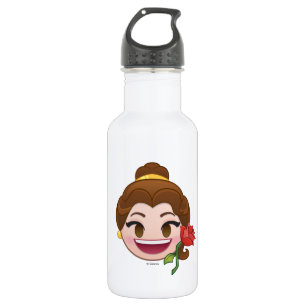 Beauty and the Beast Emoji   Belle with Rose 532 Ml Water Bottle
